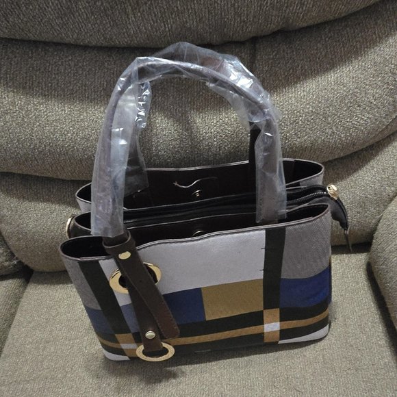 3 Pc NWOT Shein Colorblock Handbag - Picture 8 of 9